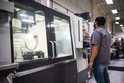 Pieza mecanizada CNC